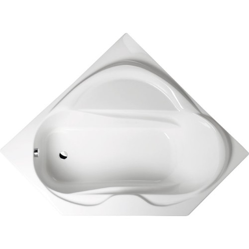 POLYSAN LIDIE rohová vaňa 140x140x45cm, biela 07111 POLYSAN LIDIE rohová vaňa 140x140x45cm, biela 07111