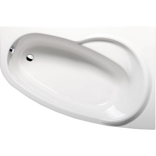 POLYSAN NAOS R asymetrická vaňa 150x100x43cm, biela 19111 POLYSAN NAOS R asymetrická vaňa 150x100x43cm, biela 19111
