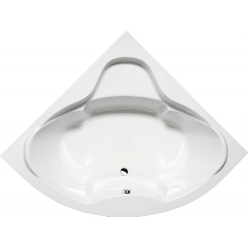 POLYSAN SIMONA rohová vaňa 150x150x44cm, biela 04111