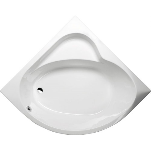 POLYSAN SIRIUS rohová vaňa 130x130x43cm, biela 49111