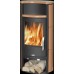 ABX Pori 7 Aqua Krbové kachle na drevo s teplov.výmenníkom,čierny pl.+karneol,vr. h dosky