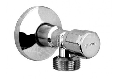 SCHELL COMFORT Pračkový ventil, chróm 1/2 "x 3/4" 033000699 SCHELL COMFORT Pračkový ventil, chróm 1/2 "x 3/4" 033000699