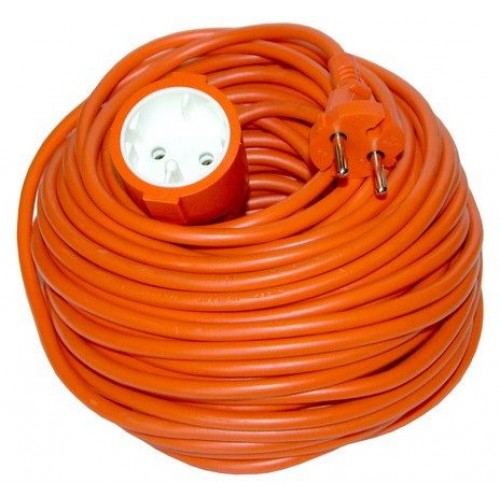Predlžovací kábel 20m 2x1mm2 - oranžový PS27 Predlžovací kábel 20m 2x1mm2 - oranžový PS27