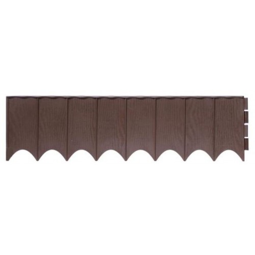 Prosperplast GARDEN FENCE záhradný obrubník 595x16cm hnedý IKRR