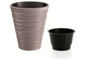 Prosperplast SAND kvetináč 38,8cm, 37l, mocca DBSA400
