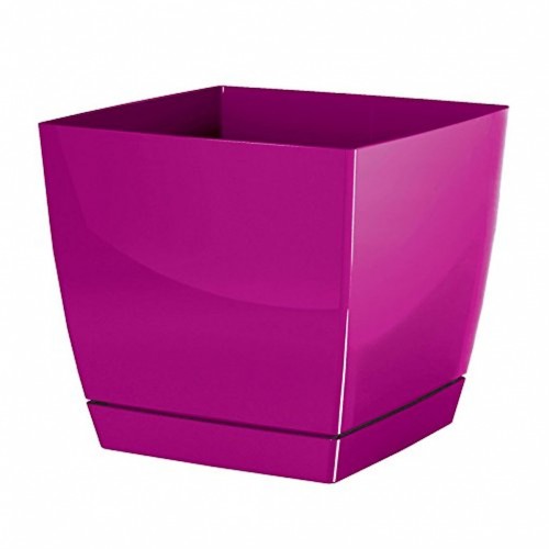 PROSPERPLAST COUBI Kvetináč s miskou 8,2l, fuchsie-lesk DUKP240