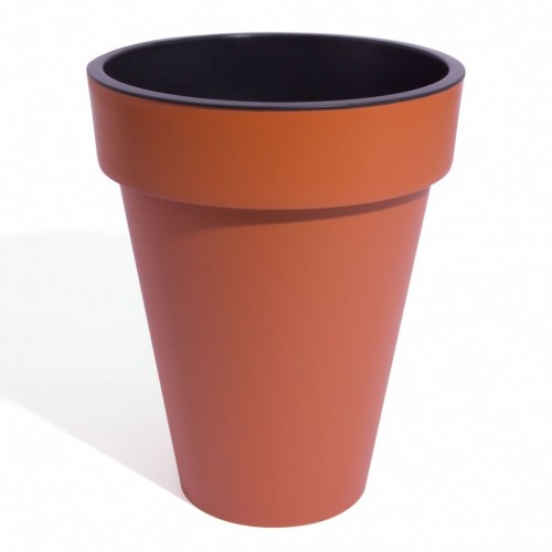 PROSPERPLAST CUBE SLIM Kvetináč 18 / 25l, terakota DCUS355 PROSPERPLAST CUBE SLIM Kvetináč 18 / 25l, terakota DCUS355