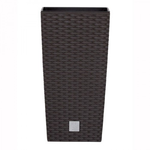 PROSPERPLAST RATO SQUARE SET Kvetináč samozavl. 8/16,3l, ratan hnedá DRTS225S PROSPERPLAST RATO SQUARE SET Kvetináč samozavl. 8/16,3l, ratan hnedá DRTS225S