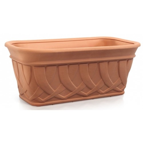 PROSPERPLAST GALEON Truhlík 80x41x33cm, 54l, terakotová DBKS80 PROSPERPLAST GALEON Truhlík 80x41x33cm, 54l, terakotová DBKS80