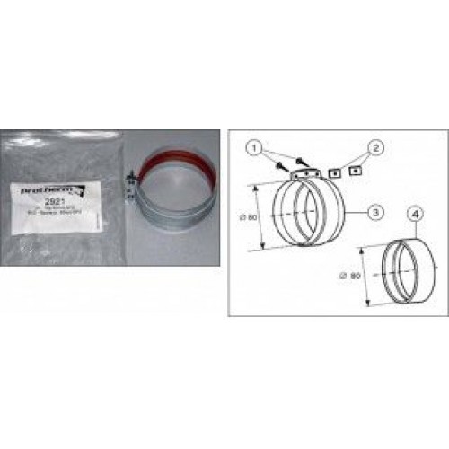 PROTHERM SP2 spona priemer 80 mm a manžeta 2921 PROTHERM SP2 spona priemer 80 mm a manžeta 2921