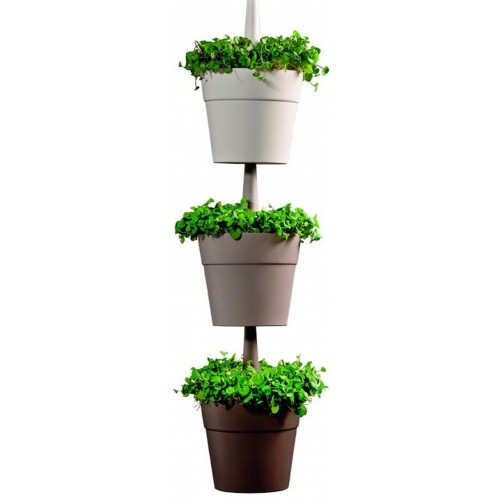 KETER RAINBOW set kvetináčov 3ks, hnedá 17197838