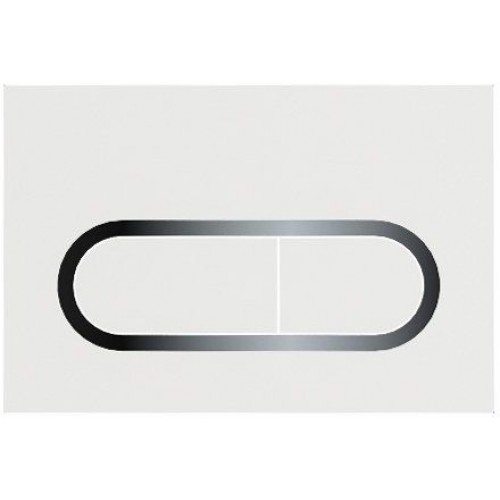 RAVAK CHROME WC ovládacie tlačidlo white X01455