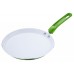 RENBERG Panvica na palacinky 24 cm s keramickým povrchom, zelená RB-1000zele