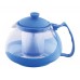 KAISERHOFF Kanvica na čaj sklo / plast 750 ml, modrá RB-3026modr