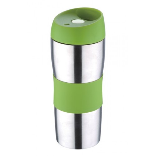 RENBERG Termohrnček cestovný 450 ml, zelený RB-3020 RENBERG Termohrnček cestovný 450 ml, zelený RB-3020
