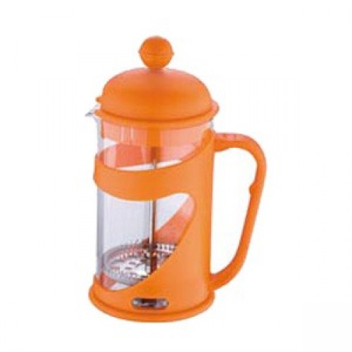 RENBERG Kanvička na čaj a kávu French Press 600 ml oranžová RB-3101oran