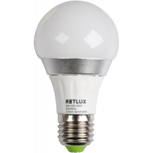 RETLUX REL LED A60 5W E27 WW 50000988