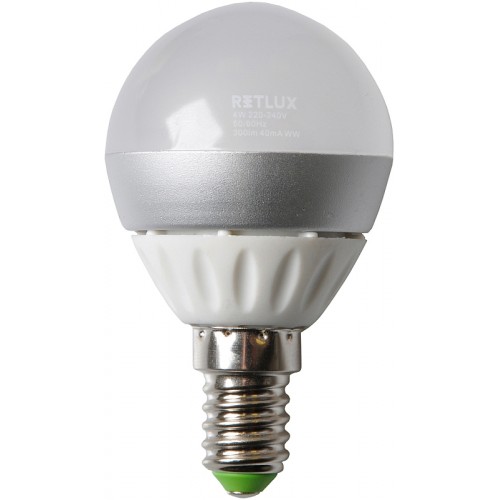 RETLUX REL 13CW žiarovka LED G45 4W E14 CW 50001316