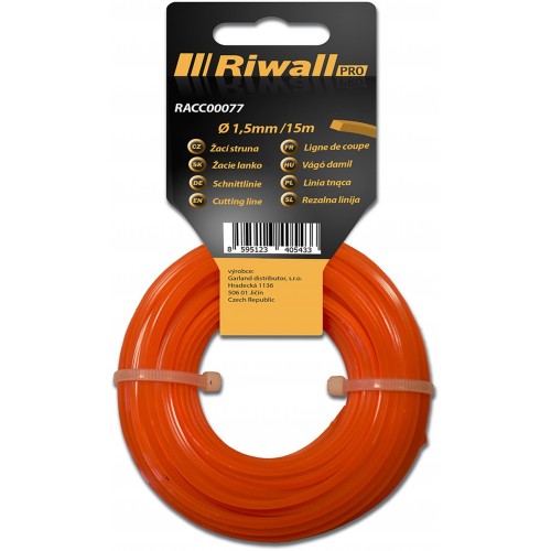 Riwall PRO Žacie lanko pr. 1,5mm, dĺžka 15m, štvorcový prierez RACC00077