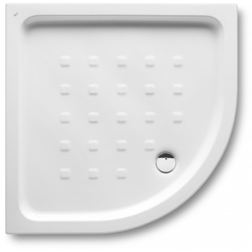 Roca Easy Angular akrylátová sprchová vanička štvrťkruhová 80 x 80 cm, biela 7374794000