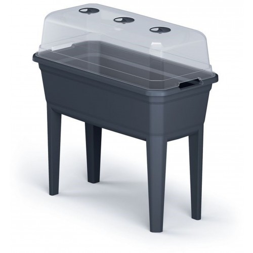 Prosperplast RESPANA PLANTER ECOLINE SET truhlík s vekom 74,9x36,8x77,7cm, antracit IPE750 Prosperplast RESPANA PLANTER ECOLINE SET truhlík s vekom 74,9x36,8x77,7cm, antracit IPE750