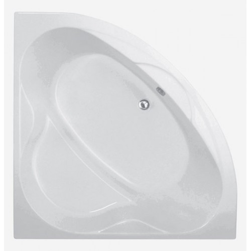 TEIKO Vaňa Samos rohová 140x140 cm, akrylátová, biela V111140N04T01001