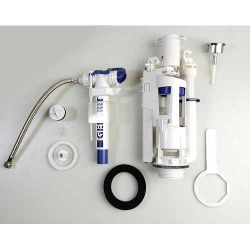 SAPHO EGO 752101 úsporný splachovací mechanizmus na WC kombi, chróm
