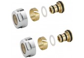SAPHO Zverné šróbenie pre Alupex 16mm, chróm CP6020