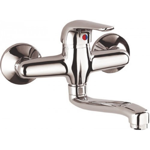SAPHO AQUALINE 35 nástenná páková batéria, rozteč 150mm, chróm 52135 SAPHO AQUALINE 35 nástenná páková batéria, rozteč 150mm, chróm 52135