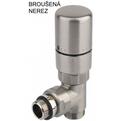 SAPHO CORNER COMBI pripojovacia sada ventilov termostatická, ľavé, nerez CP3521