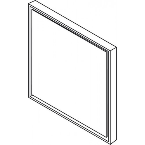 SAPHO FLOAT zrkadlo s RGB osvetlením 55x55cm, biela 22391 SAPHO FLOAT zrkadlo s RGB osvetlením 55x55cm, biela 22391