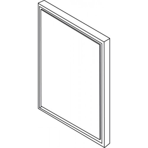 SAPHO FLOAT zrkadlo s RGB osvetlením 70x50cm, biela 22393