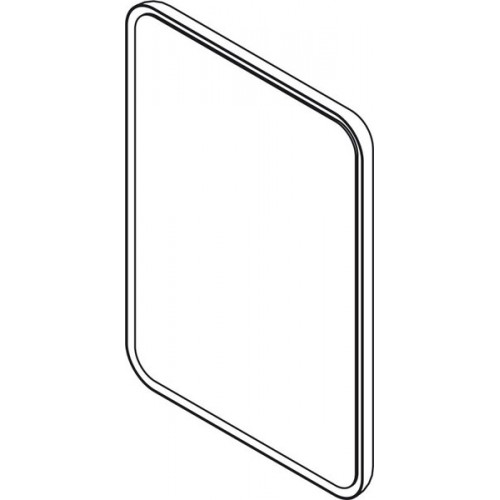 SAPHO FLOAT zrkadlo s RGB osvetlením 50x70cm, biela 22577