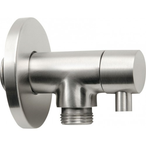 SAPHO MINIMAL rohový ventil s rozetou, 1/2 "x 3/8" pre teplú vodu, nerez MI058T SAPHO MINIMAL rohový ventil s rozetou, 1/2 "x 3/8" pre teplú vodu, nerez MI058T