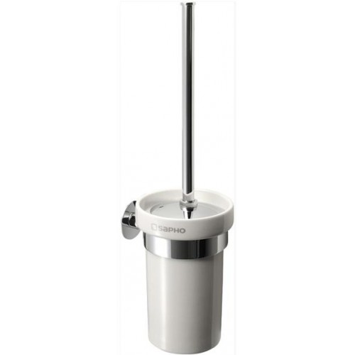 SAPHO TEMPLE WC kefa nástenná, keramická, chróm TE008