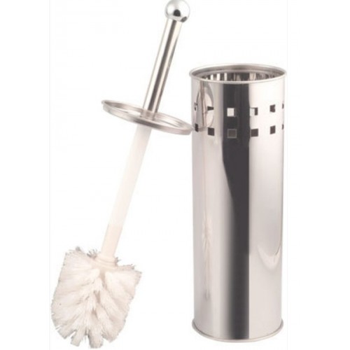 AQUALINE SIMPLE LINE WC kefa valcová s otvormi, leštená nerez 04066D