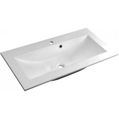 SAPHO YUKON umývadlo 90x45cm, liaty mramor, biela 55900 SAPHO YUKON umývadlo 90x45cm, liaty mramor, biela 55900
