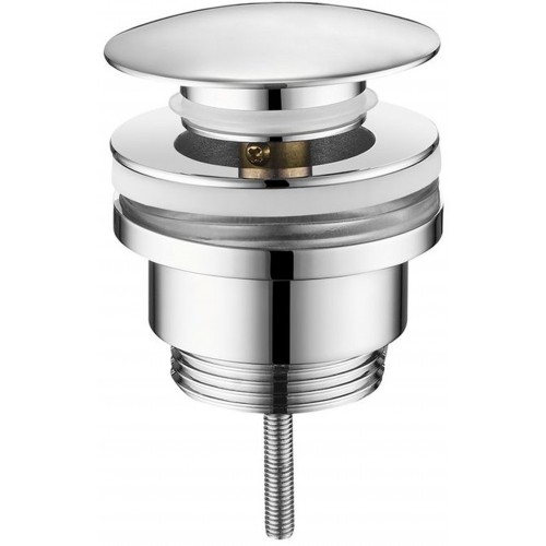 SAPHO Umývadlová výpust 5/4 ", click-clack, veľká zátka, tl.10-55mm, chróm CV1002