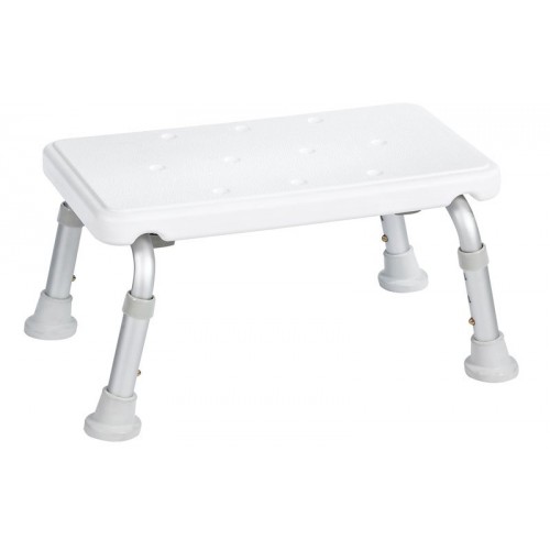 SAPHO stolička na nohy, výškovo nastaviteľná, biela A0102601