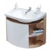 RAVAK SDU Rosa Comfort L skrinka pod umývadlo, breza / biela X000000162