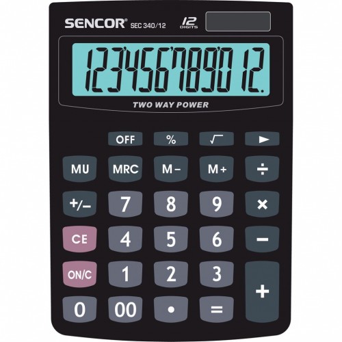 SENCOR SEC 340/ 12 DUAL kalkulačka 10002077