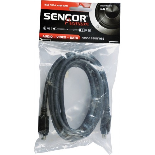 SENCOR Kábel FireWire SCO 502-025 IEEE 1394 4pm-4pm P 35020254