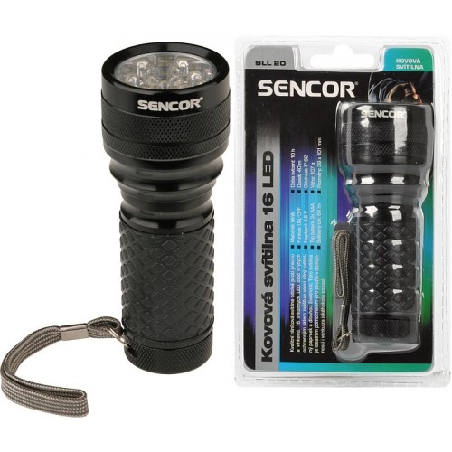 SENCOR SLL 20 Svietidlo ALU 16LED 3xAAA 35032994