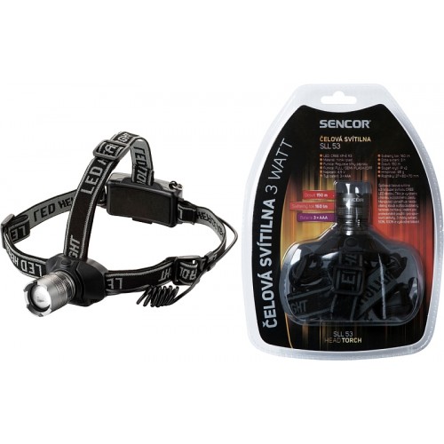 SENCOR SLL 53 Čelovka 3Watt 3xAAA 35038393