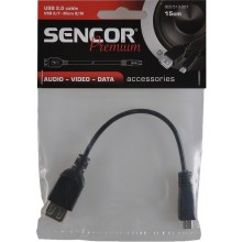 SENCOR USB kábel SCO 513-001 USB A / F-Micro B / M, OTG 35042687