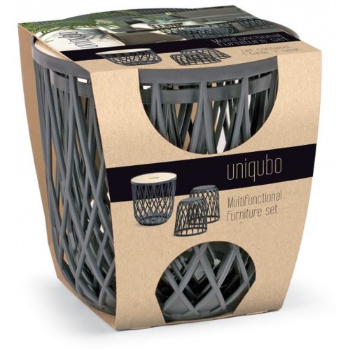 Prosperplast UNIQUBO Set univerzálnych košov 2 + 1 sivý kameň IKUB35 Prosperplast UNIQUBO Set univerzálnych košov 2 + 1 sivý kameň IKUB35