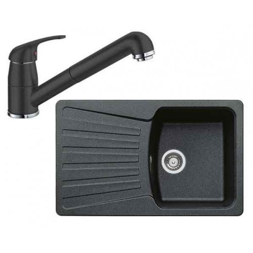 BLANCO SET drez NOVA 45 S Silgranit + drezová batéria DARAS-S antracit