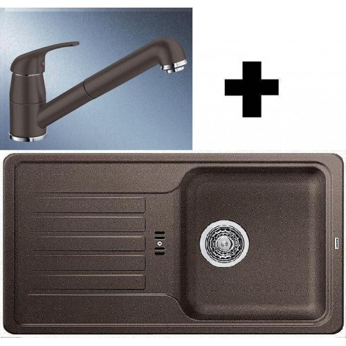 BLANCO SET granitový drez FAVOS Mini káva a armatúra Daras-S