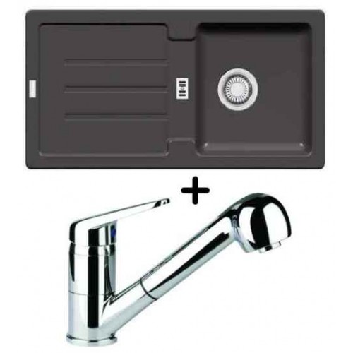 Franke SET G26 Fragranitový drez STG 614 grafit + drezová batéria FC 9547.031 Franke SET G26 Fragranitový drez STG 614 grafit + drezová batéria FC 9547.031