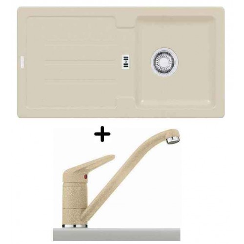 Franke SET G27 granitový drez STG 614 sahara + drezová batéria FC 9541.082 Franke SET G27 granitový drez STG 614 sahara + drezová batéria FC 9541.082